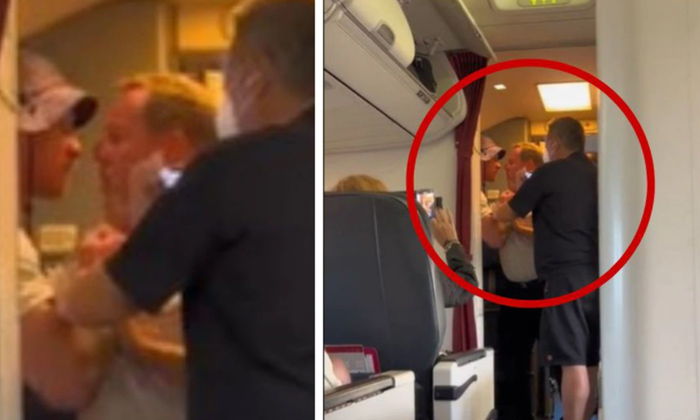 Angry Passenger Grabs Pilot By The Shirt, Gets Kicked Off Flight ,angry Passenge Angry Passenger Grabs Pilot By The Shirt, Gets Kicked Off Flight ,angry Passenge-TeluguStop.com