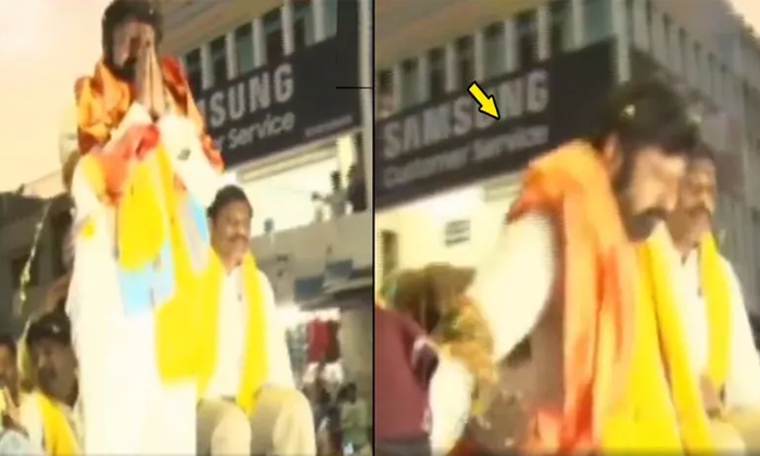  Balakrishna Near Miss Accident In Hindupuram Details, Balakrishna, Hindupuram, T-TeluguStop.com