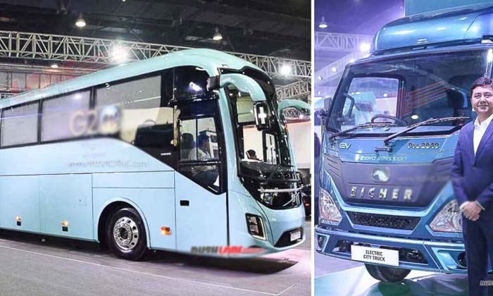  Longest Luxury Bus Has Been Unveiled , Longest Luxury Bus,auto Expo 2023 , Delhi-TeluguStop.com