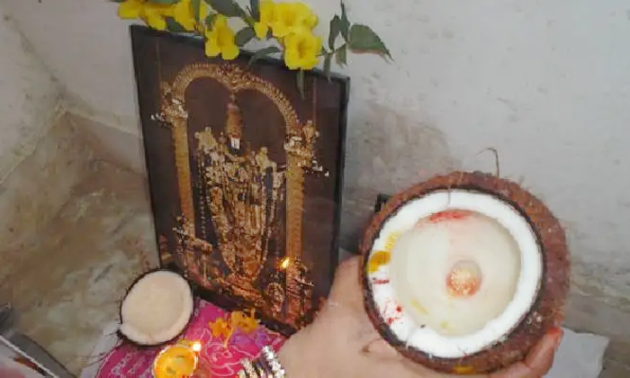 Telugu Bhakti, Coconut, Coconut Rots, Devotional, Pooja, Pooja Coconut, Temple-L