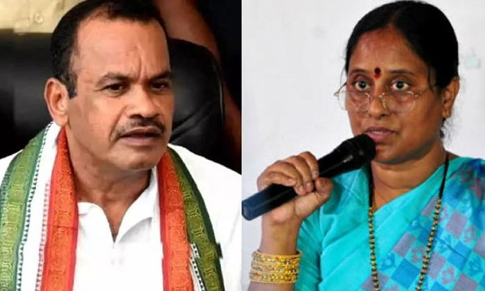  In Congress Konda Vs. Komati Reddy, Komati Reddy Venkat Reddy, Konda Surekha, Ko-TeluguStop.com