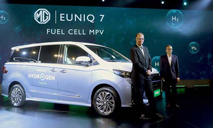  Hydrogen Fuel Car From Mg Motor , Mg Motor ,hydrogen Fuel Car ,morris Garages-TeluguStop.com