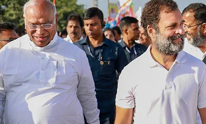  Congress Focus On Kashmir, Rahul Gandhi, Aicc Precident Mallikharjuna Kharge, Na-TeluguStop.com