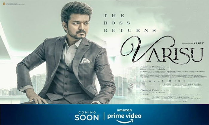  Vijay Varisu Locks Its Digital Streaming Partner Prime Video Details, Varisu Str-TeluguStop.com