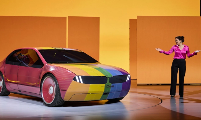 Bmw I Vision Dee Concept Car Can Transform Into 240 Colors Details, Color Changi Bmw I Vision Dee Concept Car Can Transform Into 240 Colors Details, Color Changi-TeluguStop.com