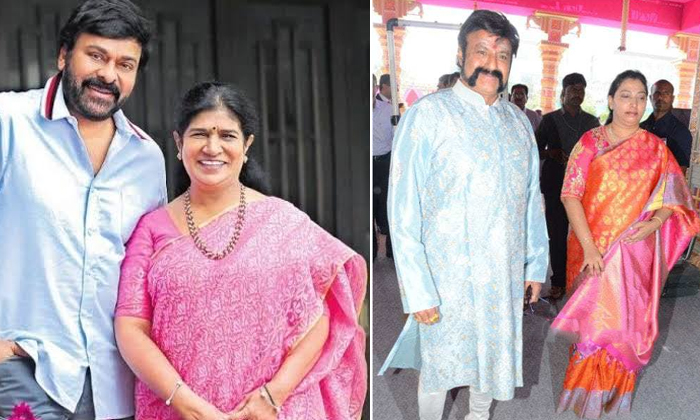  Common Point In Balakrishna And Chiranjeevi Wives Details, Chiranjeevi, Balakris-TeluguStop.com