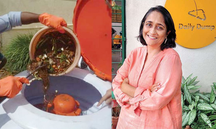 Telugu Aman Gupta, Compost Queen, Dump, Dump Founder, Kitchen Wastage, Namitha T