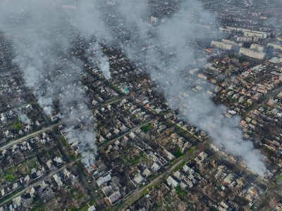  Drone Attacks Hit Kiev, Eastern Ukraine (ld)-TeluguStop.com