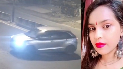  Fsl Report Says Woman Stuck On Front Wheel Of Vehicle-TeluguStop.com