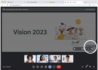  Google Meet Users Can Now Share Access To Presented Content-TeluguStop.com