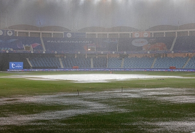 Ilt20: Gulf Giants-mi Emirates Match Abandoned Due To Rain-TeluguStop.com