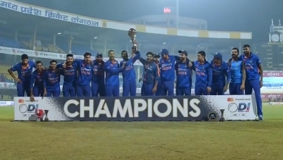 India Rise To The Top Of Odi Rankings With Thumping 3-0 Series Win Over New Zeal-TeluguStop.com