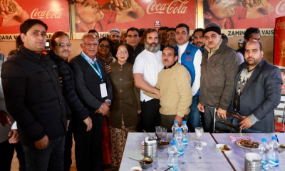  Kashmiri Pandit Delegation Meets Rahul During Yatra, Invites Him To Township-TeluguStop.com