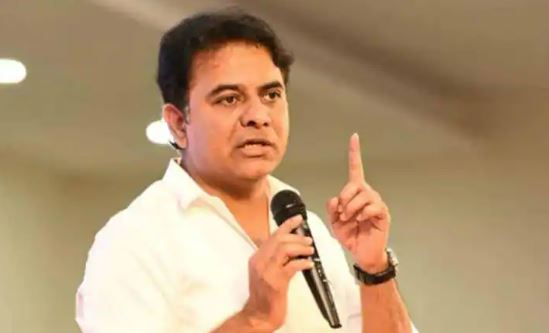  Minister Ktr Fire On The Center Once Again-TeluguStop.com