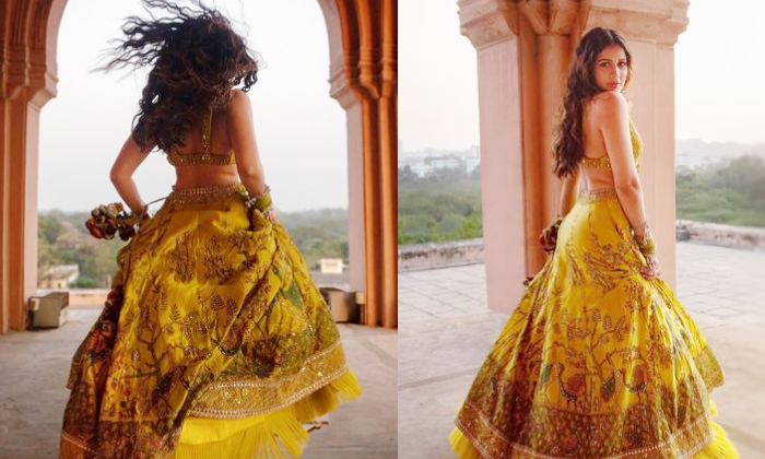  Netizens Comments On Heroine Lavanya Tripathi Traditional Look Viral Pics Detail-TeluguStop.com