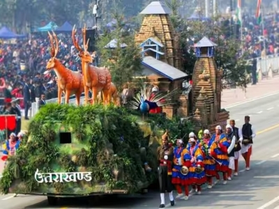  R-day: Punjab Regiment Best Marching Contingent; Best Tableau To Uttarakhand-TeluguStop.com