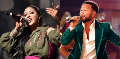  Raja Kumari Collaborates With John Legend, Says 'had Great Time Jamming With Him-TeluguStop.com