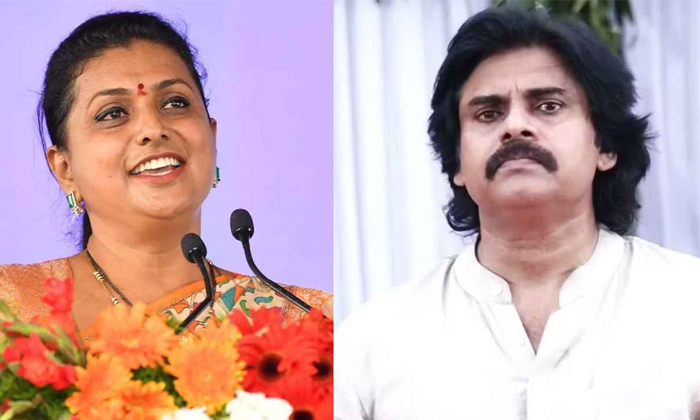  Roja Latest Comments On Mega Family Details, Hyper Adi, Jagan, Mega Family, Pawa-TeluguStop.com