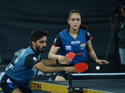  Sathiyan-manika Reach Mix Doubles Quarters At Wtt Contender-TeluguStop.com