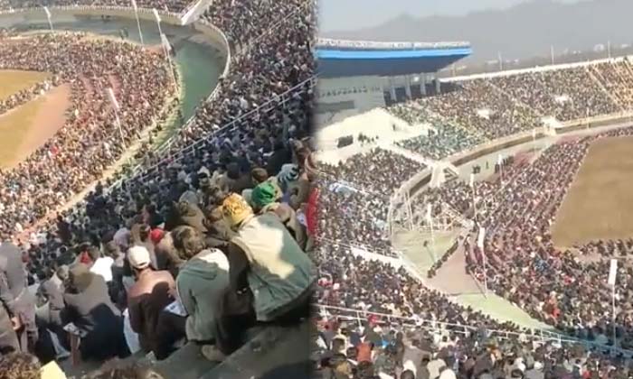  Viral Is Unemployment So High In That Country Crowded Cricket Stadium, Queue On-TeluguStop.com