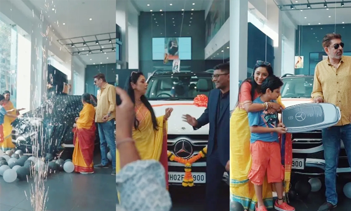  Tv Actress Rupali Ganguly Shared A Video After She Bought A New Mercedes Car Det-TeluguStop.com