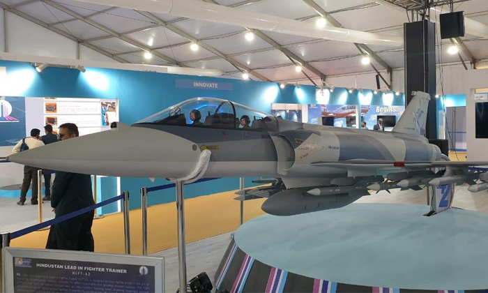  Aero India 2023 Hlft 42 Aircraft That Will Train Pilots For 5th Generation Figh-TeluguStop.com
