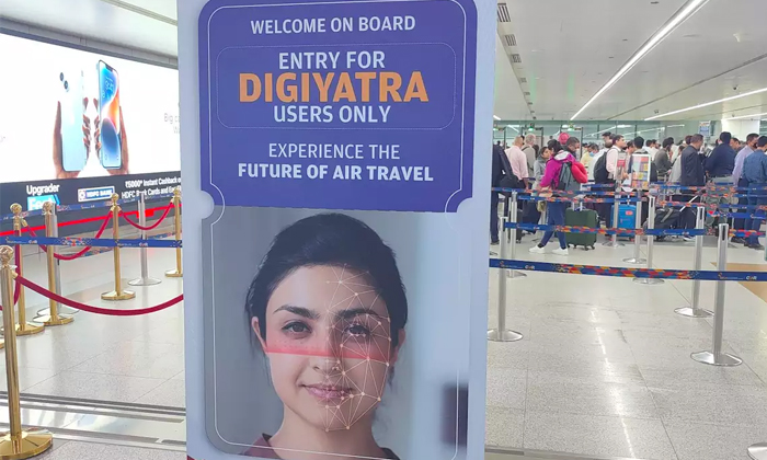  Air Passengers Check In With Digi Yatra App How It Works Details, Air Passengers-TeluguStop.com