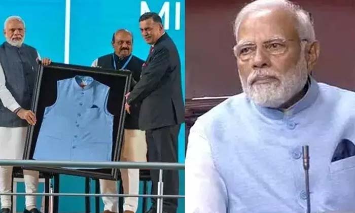  Clothes Made Of Plastic Waste Modi Wore The First Jacket , Plastic Waste  ,modi-TeluguStop.com