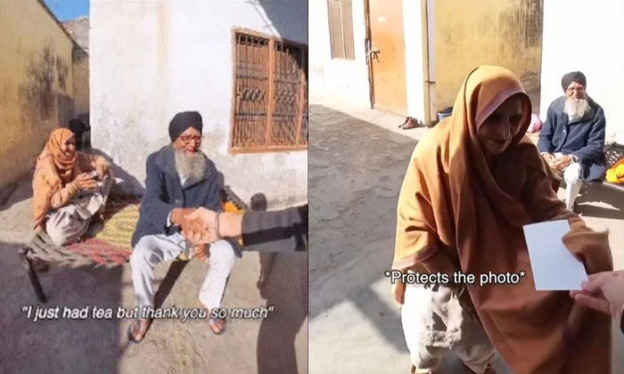  Elderly Sikh Couple Love And Simplicity Video Goes Viral Details, True Love, Vir-TeluguStop.com