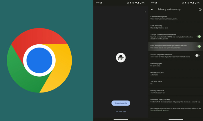 Google Chrome Incognito Tabs Get Biometric Authentication-TeluguStop.com