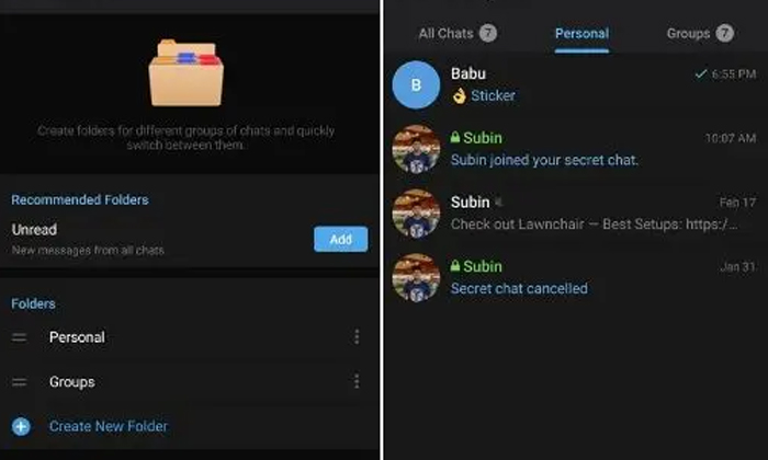  Have You Noticed These New Features In Telegram, Telegram, Account, New Features-TeluguStop.com