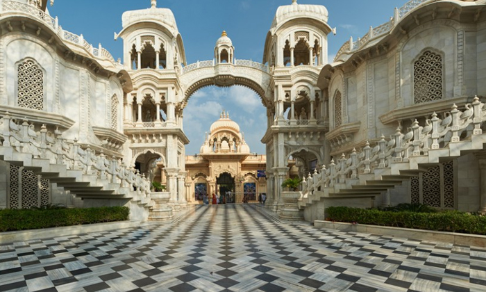 Telugu Prem Mandir, Brindavan, Mathura Railway, Tajmahal, Shri Krishna, Taj Maha