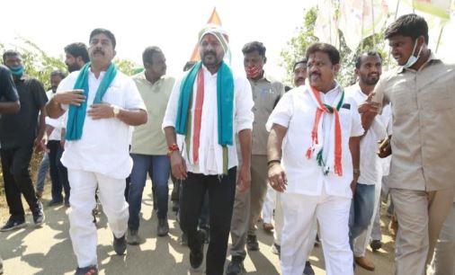  Revanth Reddy Padayatra In Bhadradri Kothagudem-TeluguStop.com