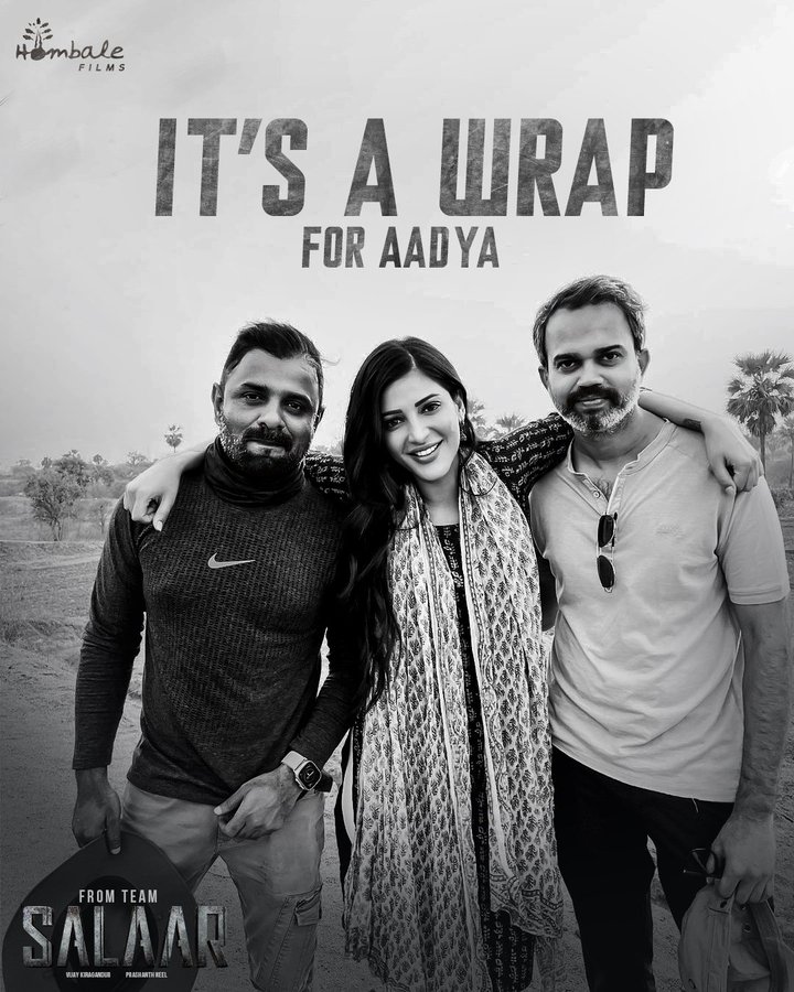 Salaar, Aadya Role, Prashanth Neel, Shruti Haasan, Telugu, Wrap-Movie-English