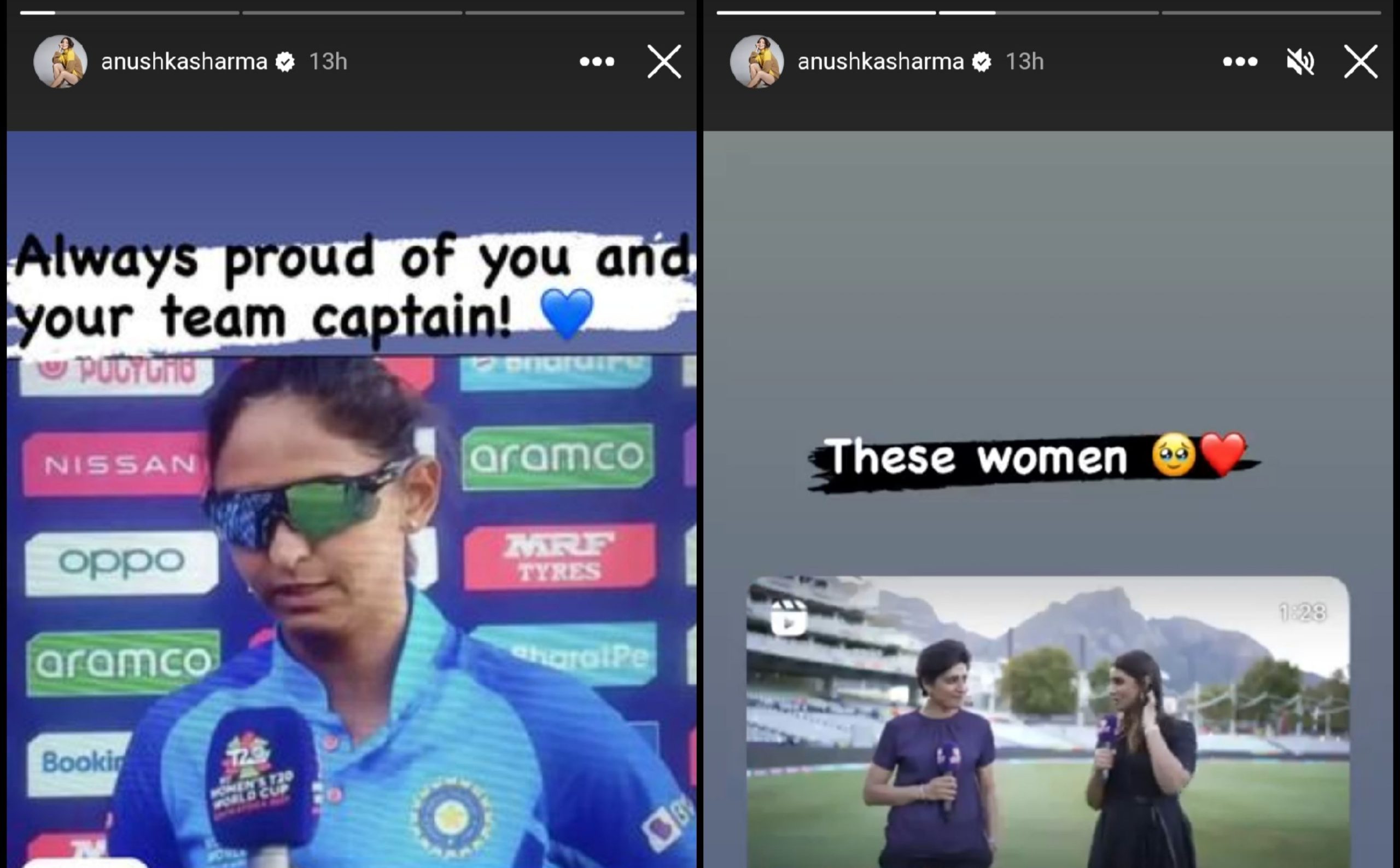  Anushka Shows Support For Indian Women’s Cricket Team Captain After T20 Wo-TeluguStop.com