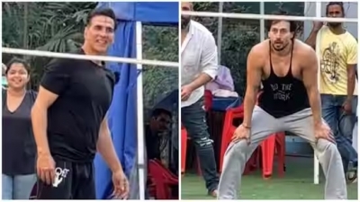  Akshay Kumar Says He Is Inspired By Chote Miyan Tiger Shroff-TeluguStop.com