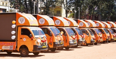  Bommai Flags Off Bjp’s Pragati Rath Yatra In K’taka-TeluguStop.com