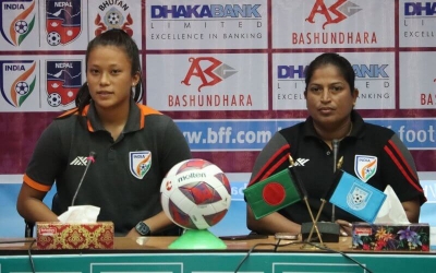  Confident India Begin Saff U-20 Women’s C’ship Campaign Against Bhut-TeluguStop.com