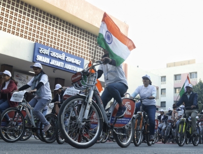  ‘cycle For Health’ Rally In Delhi-TeluguStop.com