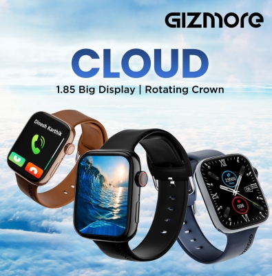  Gizmore Launches New Smartwatch ‘cloud’ With 1.85-inch Display At Rs-TeluguStop.com