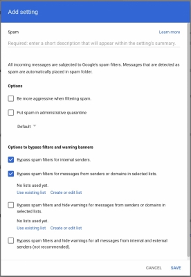  Gmail Admins Can Now Disable Spam Filters, Hide Warning Banners-TeluguStop.com