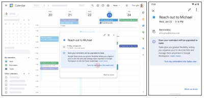  Google To Soon Migrate Calendar, Assistant Reminders To ‘google Tasks̵-TeluguStop.com