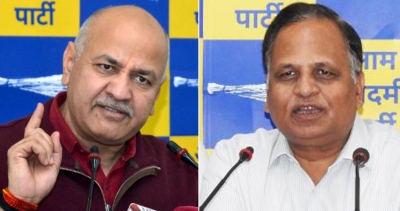  Jailed Aap Ministers Sisodia, Jain Resign From Delhi Cabinet-TeluguStop.com