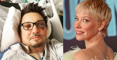  Jeremy Renner Moving Around In Wheelchair, Laughing With Pals: Evangeline Lilly-TeluguStop.com