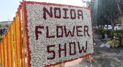  Marigolds & Selfies Rule Noida Flower Show As It Returns After 2 Yrs-TeluguStop.com