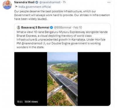  Modi Responds To Bommai’s Tweet On Bengaluru-mysuru Expressway-TeluguStop.com