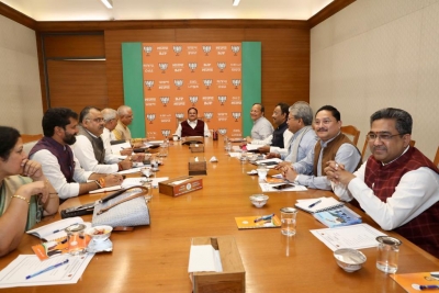  Nadda Chairs Meeting With Bjp General Secretaries-TeluguStop.com