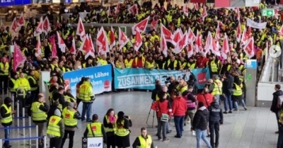  Strikes Paralyse Passenger Air Traffic At German Airports-TeluguStop.com