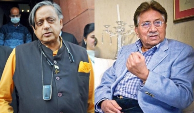  Tharoor Hits Back At Bjp On Musharraf Tweets Issue-TeluguStop.com