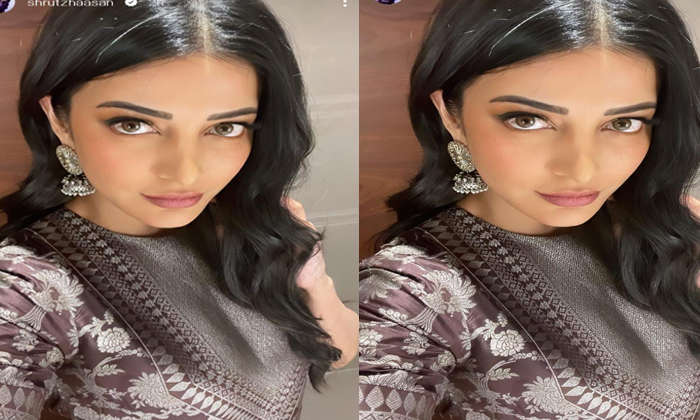  This Heroines Face Is Like This Do You Know Who She Is, Shruti Haasan, Santanu H-TeluguStop.com